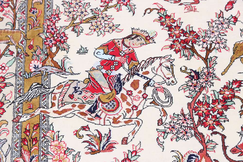 Persian rug Qom