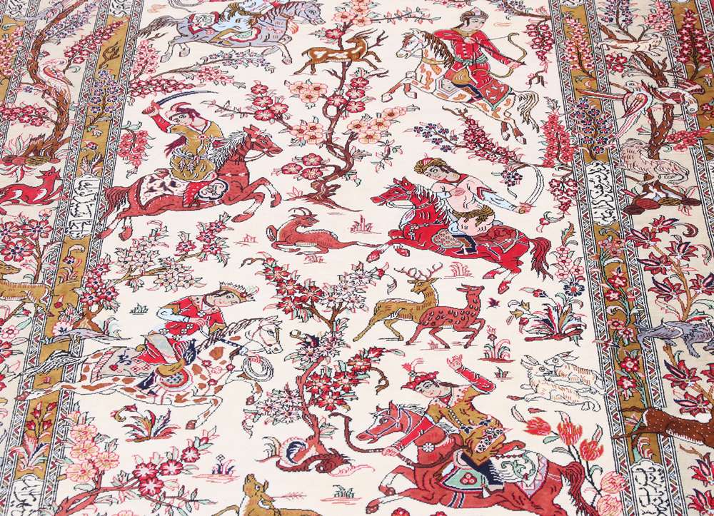 Persian rug Qom