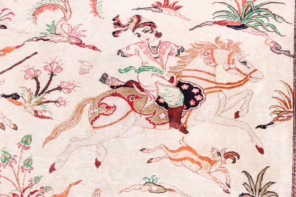 Persian rug Qom