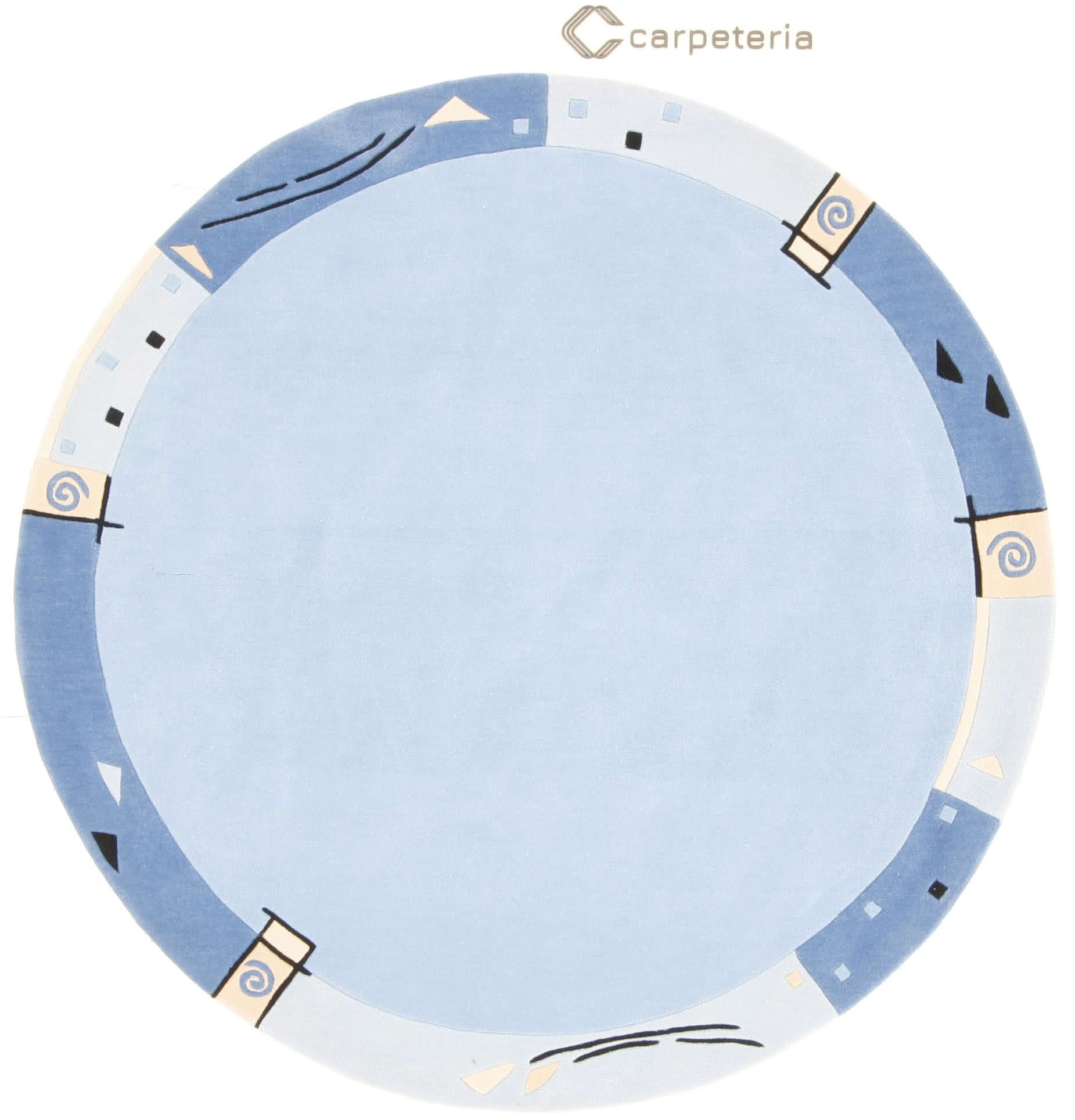 Modern rug Glacier