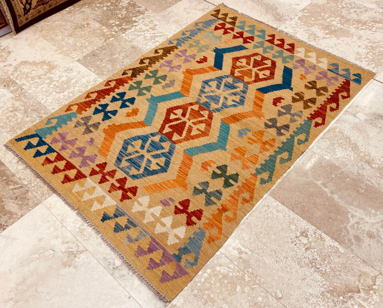 Oriental rug Kelim Waziri