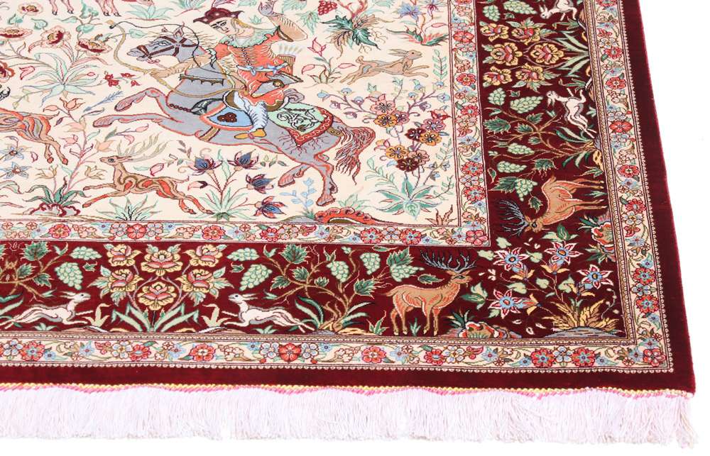 Persian rug Qom