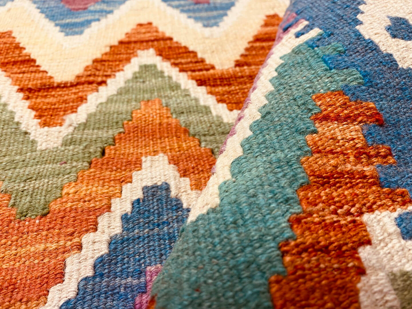 Oriental rug Kelim Waziri