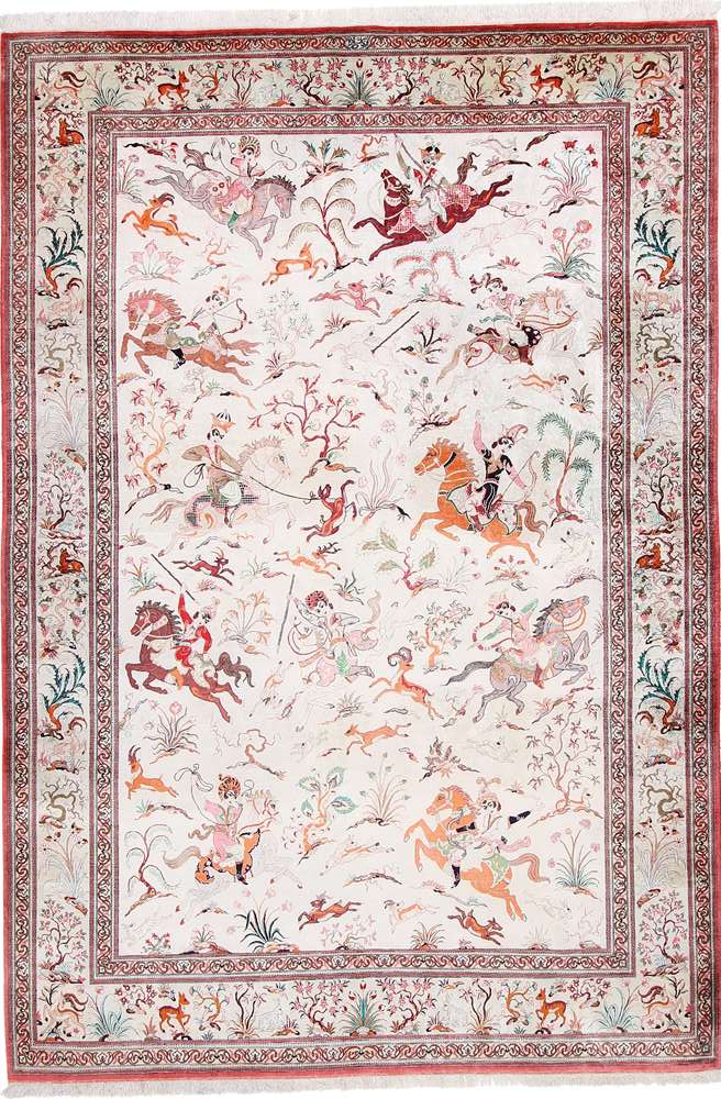 Persian rug Qom