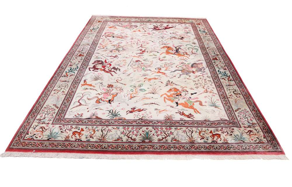 Persian rug Qom