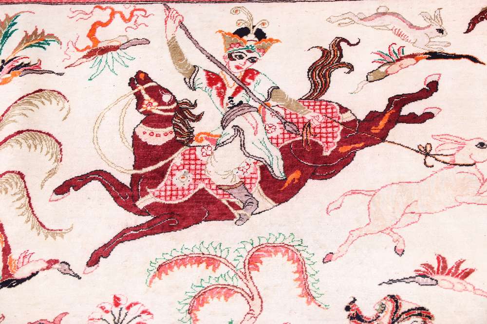 Persian rug Qom
