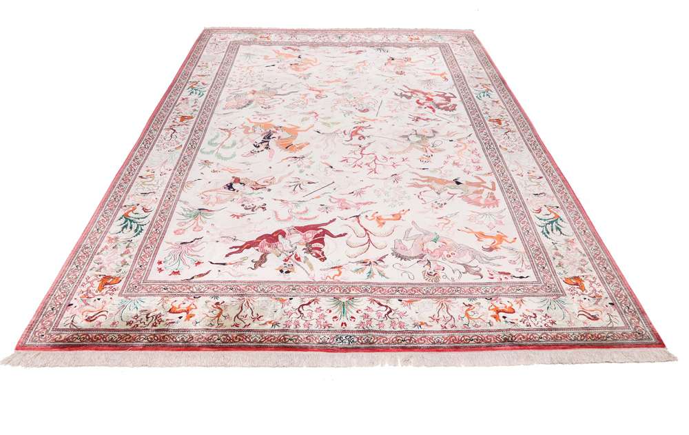 Persian rug Qom