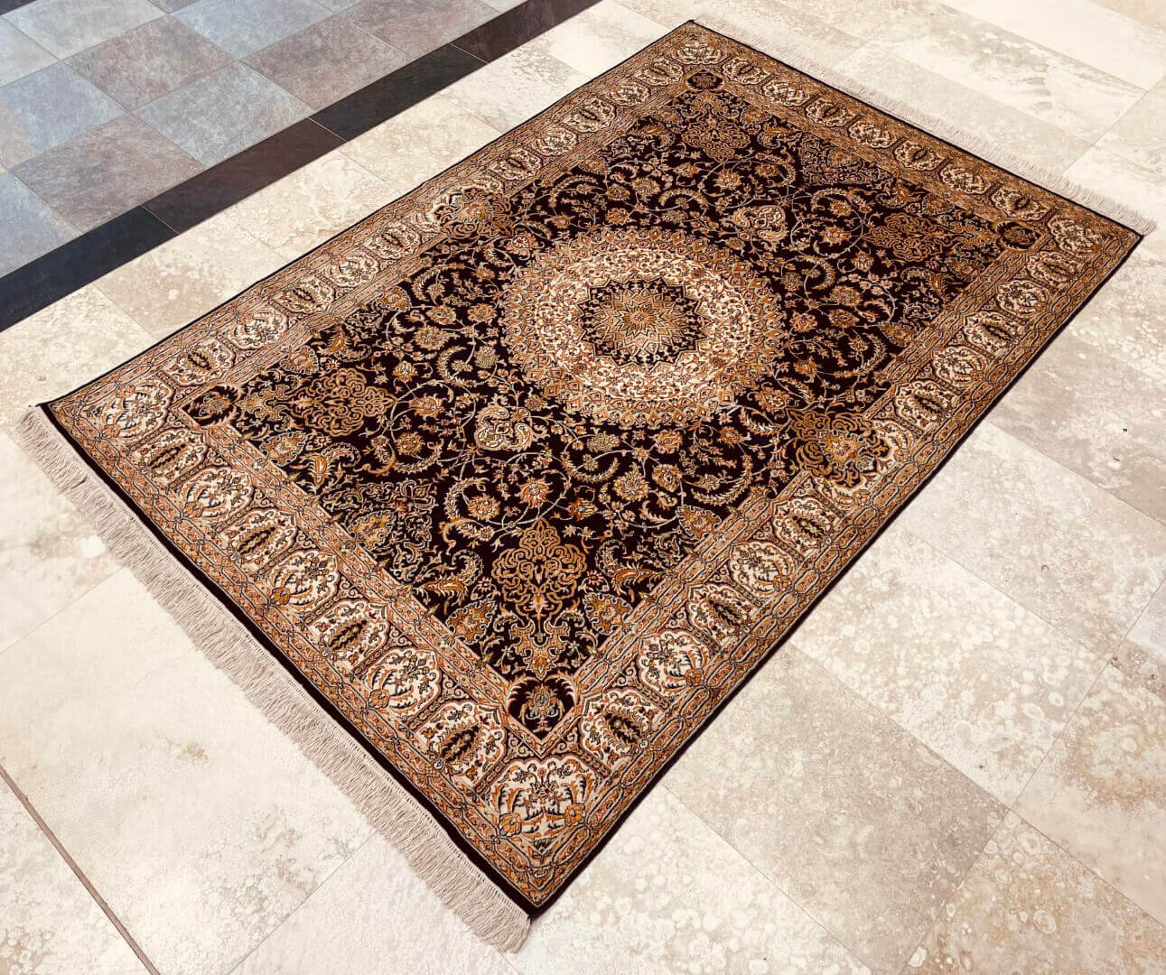Oriental rug Kashmir Silk/Silk Royal