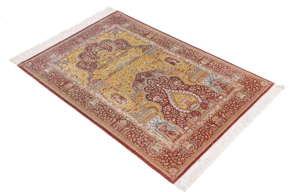 Persian rug Qom