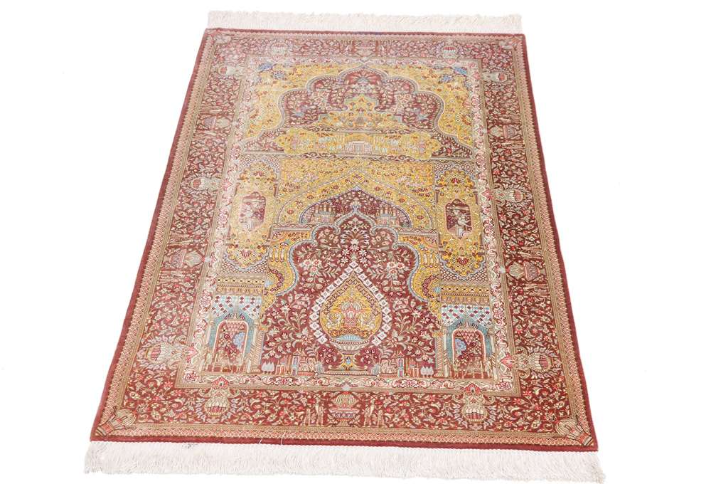 Persian rug Qom