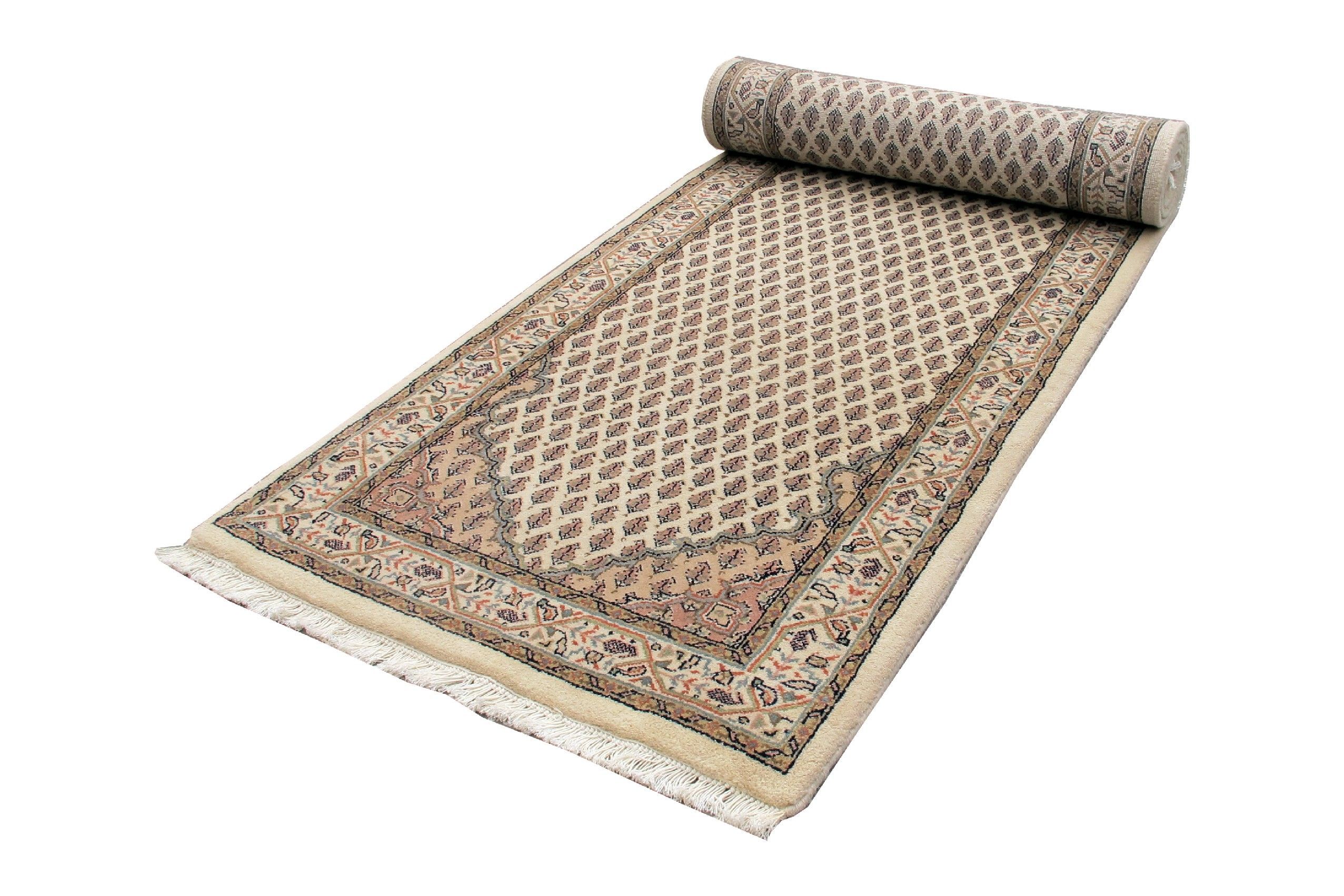 Orientální koberec Surat Corner floral beige