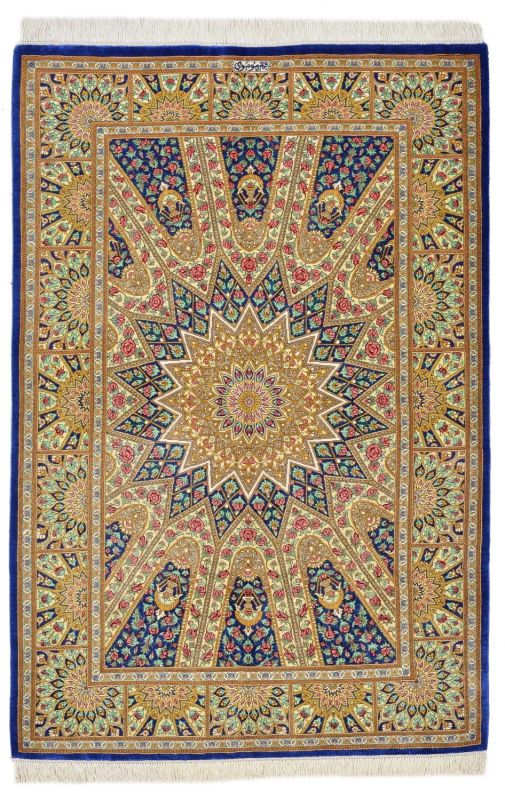 Orientální koberec Qom Hedvábí Royal